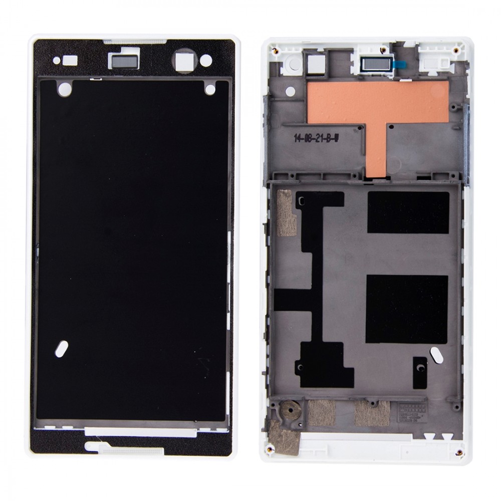 Front Housing  with Adhesive for Sony Xperia C3(White) Sony Replacement Parts Sony Sony Xperia C3